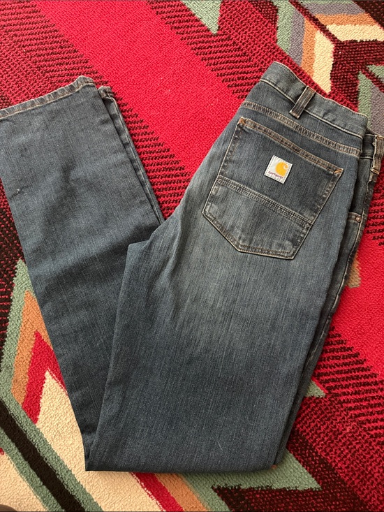 Carhartt Other - Carhartt Men's Relaxed Fit Indigo Blue Work Jeans 32/34
